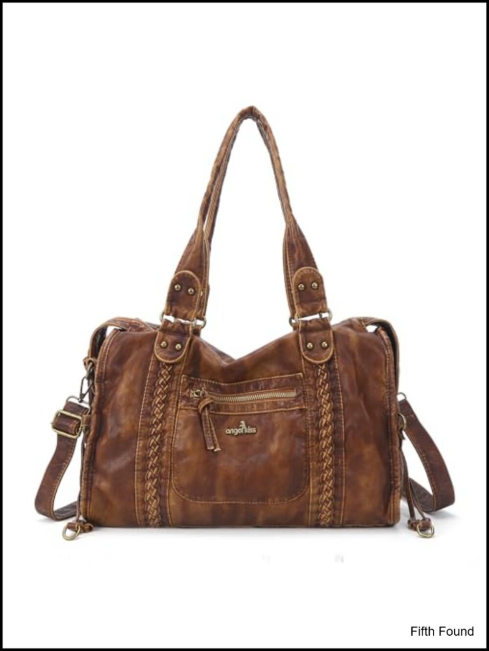 Hobo Bag Vegan Leather Shoulder Satchel Large Tote Purse